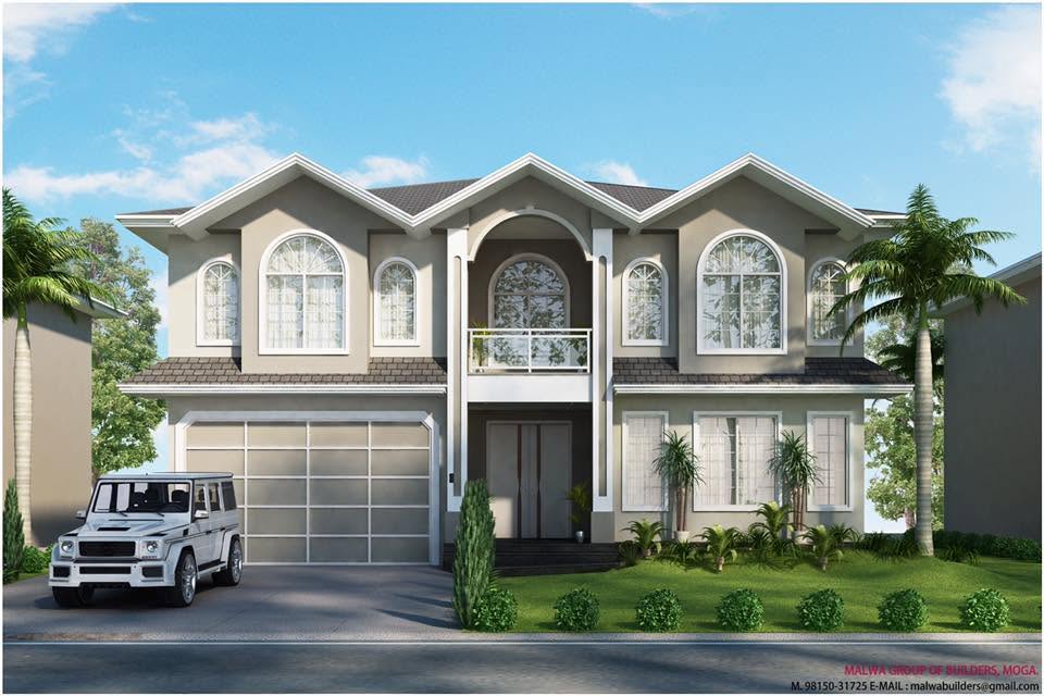 Luxury home built by Malwa Builders